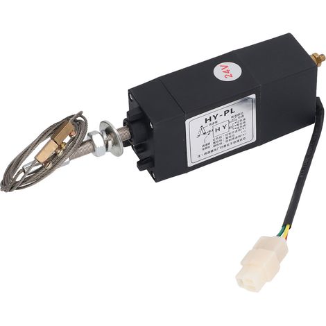Électrovanne d'arrêt moteur diesel, servomoteur, générateur diesel, contrôleur d'accélérateur électrique 24 V (1/5)