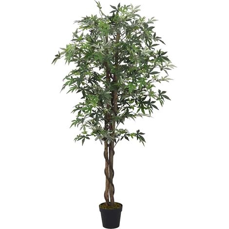 Arce artificial con 224 hojas verde 80 cm