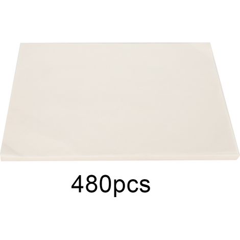 480 feuilles de cuisson de qualité alimentaire, papier absorbant l'huile pour gâteau, pain, pâtisserie, tapis de cuisson pour fête, cuisine et barbecue (1/5)