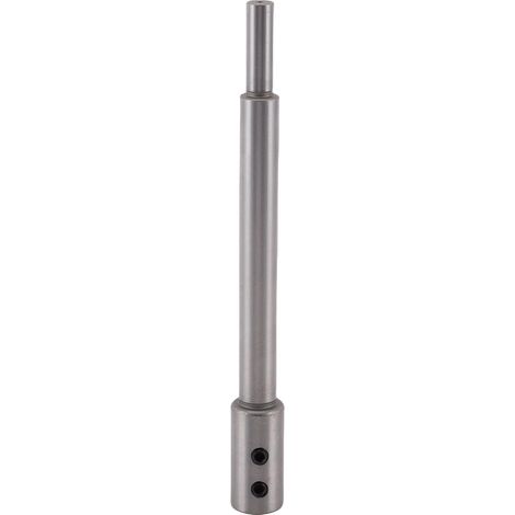 Rallonge pour foret à bois de 17,3 cm (6,81 po) de long, avec pince de 9,5 mm (3/8 po), permettant d'atteindre une profondeur de perçage supérieure à 14,3 cm (5-5/8 po). (1/5)