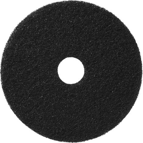 Disque de nettoyage humide, noir, pour décapage, diamètre 610 mm (24 pouces), pour autolaveuses et ponceuses, noir (1/5)