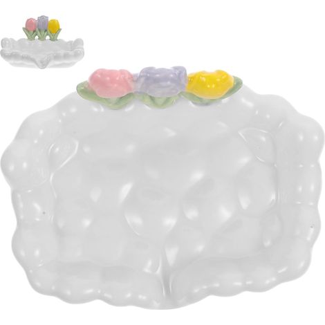 Dish with Self Draining Design for Kitchen and Bathroom Soap