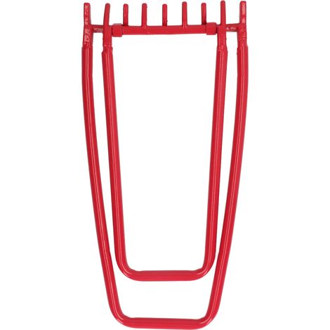 Set mit 2 rostfreien Zaunspannern aus Eisen, Reparaturwerkzeug für Garten und Wege, starker Halt, rot (1/5)