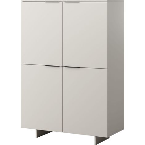 MOBILE CALMA CABINET 4D 145CM CACHEMIRE ALMA