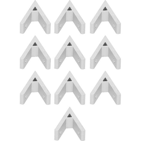 10 pièces de connecteurs d'angle en aluminium pour profilés industriels, références 203040455060202045 (1/5)