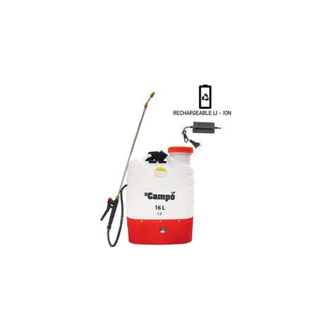 Pompa a Zaino a Batteria Litio 12 V 16 l 38 CMX18,5X52H. Il Campo