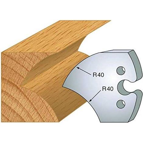Jeu de 2 Contre-fers Profilés Acier HT 48 x 5,3 mm - N°209 Jet deau - NE COUPE PAS car Contre-fers - Diamwood