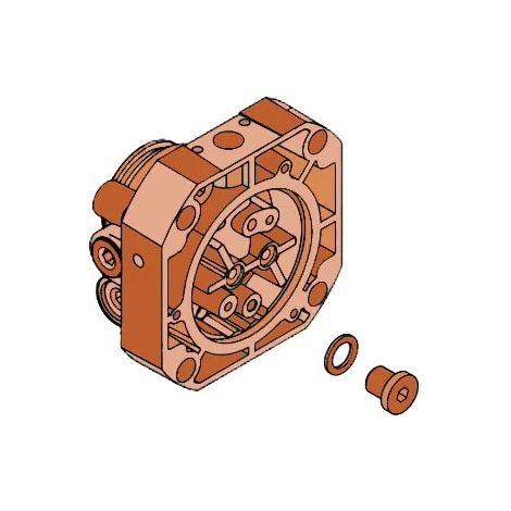 S450H - Flasque Distribution Pour Operateur Hydraulique S450H Cbac FAAC (1/2)