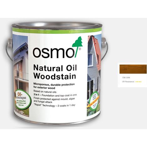 Osmo Natural Oil Woodstain - Oak - 125ml
