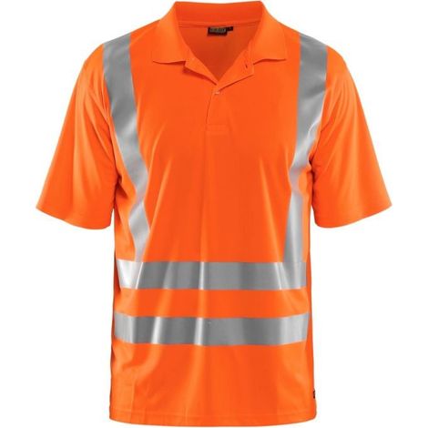 Polo da lavoro alta visibilità 3391 - Arancione fluorescente 4XL (1/4)