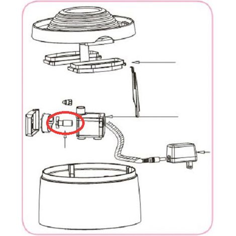 Ricambio girante per fontana Happy Drink