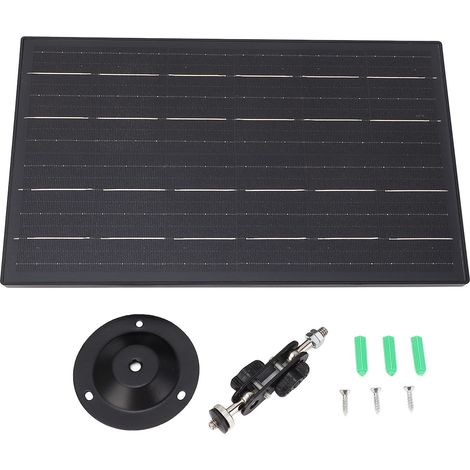 Ortviai Panneau Solaire 10 W avec Angle Réglable pour Surveillance Extérieure/Intérieure – Chargeur Photovoltaïque Portable (1/5)