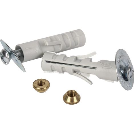 COFAN bl 2 uds taco nylon con tornillo 5x45   caja 10 unid. , Taco Nylon con Tornillo en blíster