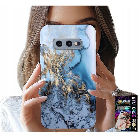 Hülle für Samsung Galaxy S10E – Marmormuster + Folie (1/5)