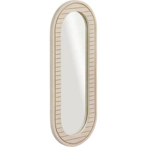 Miroir en bois de manguier Yoni (1/5)