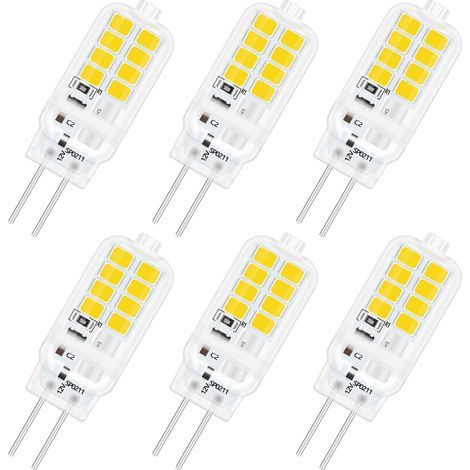 LaBlanc - G4 LED-Glühbirne 12 V 3 W, nicht dimmbar, 16 SMD 300 lm Neutralweiß 4000 K, entspricht 25 W G4-Halogenglühbirne, G4 LED-Glühbirne für Kronleuchter, Schrankleuchte, Schlafzimmer, Landschaftsb