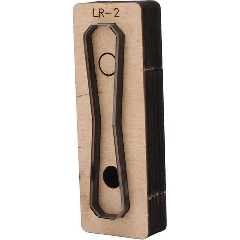 Matrice de découpe métal cuir pour maroquinerie DIY, poinçon artisanat acier alliage, accessoire création, 1 pièce (1/5)