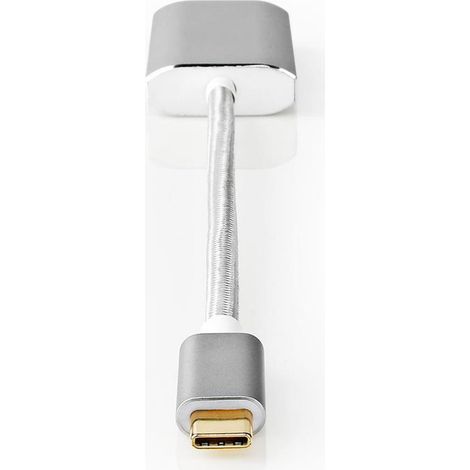 nedis CCTB64680AL02 adaptador USB-C a HDMI plateado