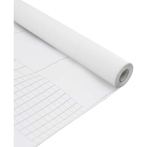 vidaXL Láminas de ventana PVC esmeriladas blanco (1/2)