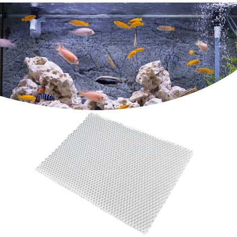 Filtre à Eau pour Aquarium Coton Biologique Hydrophobe 30x40cm Matériel de Filtration Spécialisé Fibre Bactérienne-AUTRES (1/5)
