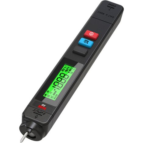 Jeffergarden Testeur de tension numérique CA BSIDE, détecteur de fuite, stylo de détection électrique 0-300 V, test de continuité de circuit sans contact, vérification du fil sous tension avec écran r