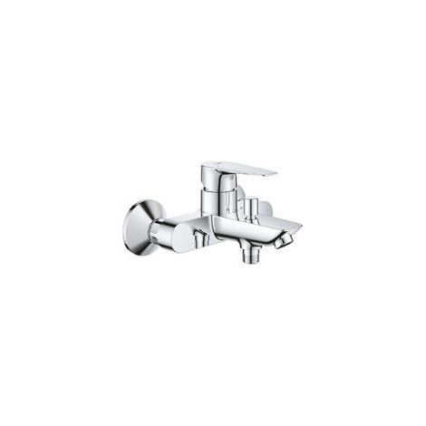 Grohe – Mitigeur monocommande bain/douche 23914001 – Finition chrome – Montage mural – Cartouche céramique 35 mm – Inverseur automatique (1/4)