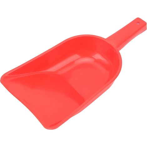 Kunststoff-Eisschaufel, leicht zu reinigen, PE-Kühlschrank-Eisschaufel, Mini-Schneeschaufel, Griff mit Haken, Rot (1/5)