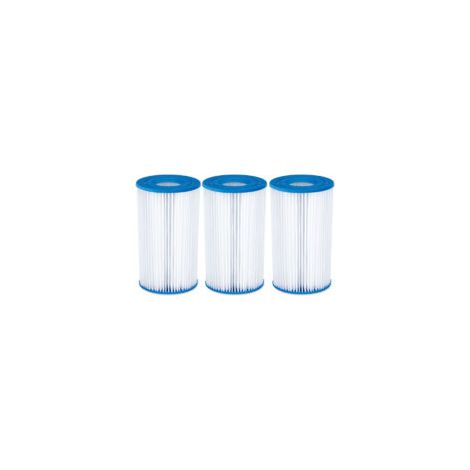 Set di 3 cartucce filtro Summer Waves A/C per piscine - Crezuo