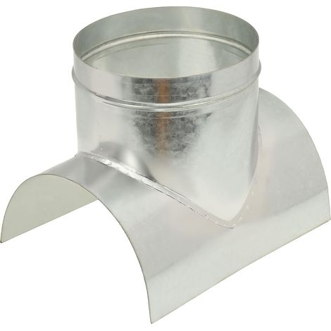 Raccord De, Saddle Take Off 90 Degres 8" Vers 8" Sortie Saddle Branche Extension Diviseur De Raccordements De Rond Pour Ventilateur Secheuse Systeme De Ventilation HVAC (1/5)