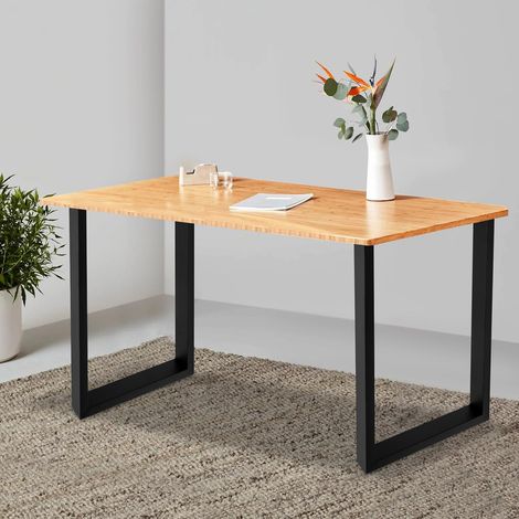 Double pied de table - 72 cm - Plaque de base 70 x 40 cm - Double support de table - Pied de table pour bistro, table de bistro, table de bistrot (1/5)