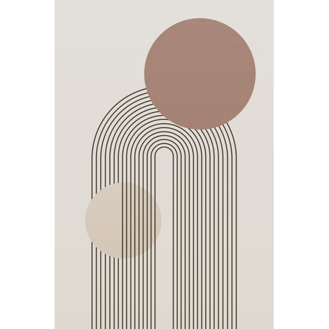 Papier peint panoramique - Boho - 195 cm x 292 cm (1/2)