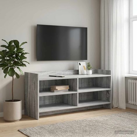 vidaXL Mueble de TV 100 x 33 x 47 cm Sonoma gris Madera de ingeniería (1/5)