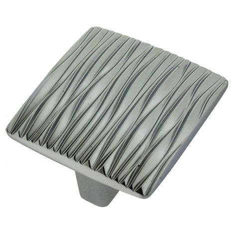 Ouvre&Déco – Poignée de meuble en aluminium chromé mat de Ø50mm entrax 32mm, VINTAGE