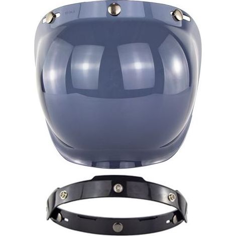 Visière Bulle pour Casque Moto - Accessoire de Protection Transparent pour Casques Jet (1/5)
