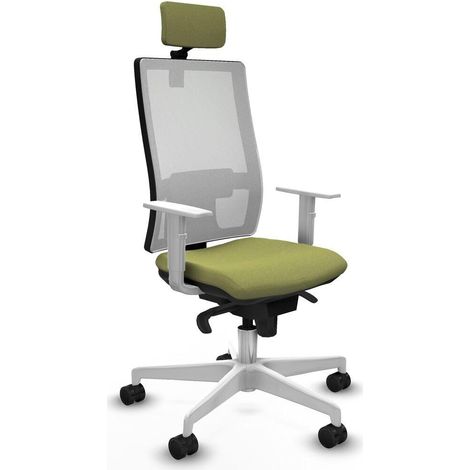 Piqueras-y-crespo Chaise Bureau Ergonomique Vert Confort (1/3)