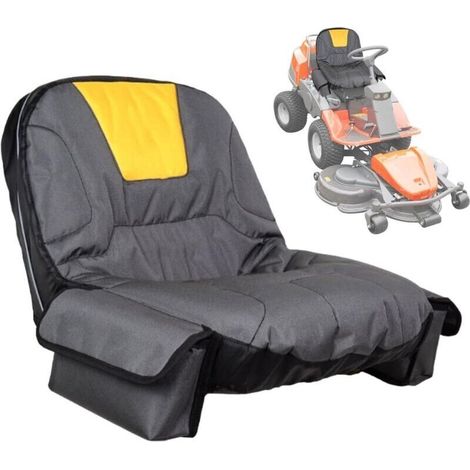Housse de siège de tracteur – Housse de siège de tondeuse à gazon, protection de siège d'extérieur Outil de protection de siège de tondeuse à gazon, manchon de tondeuse autoportée pou