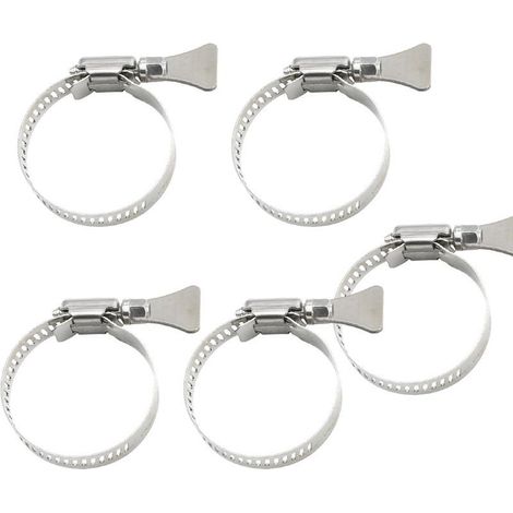 Colliers de serrage en acier inoxydable 304 pour tuyaux de 21 à 38 mm de diamètre extérieur. (1/5)