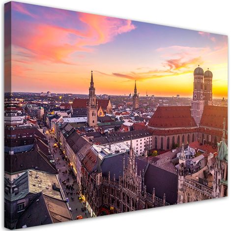 Leinwandbild Stadtpanorama 90x60 (1/5)