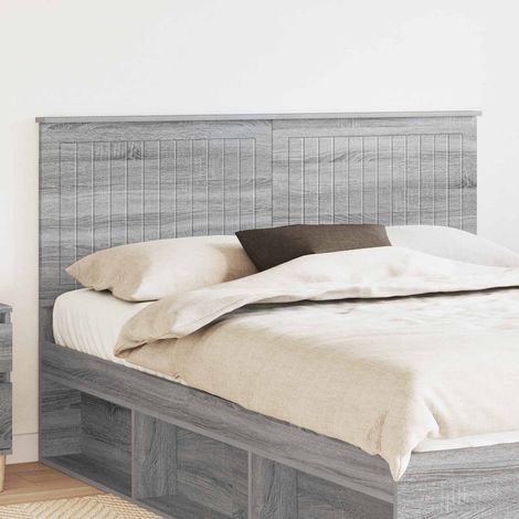 vidaXL Tête de lit Gris Sonoma Bois d'ingénierie