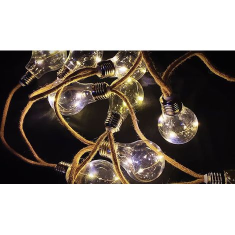 Kette Strend Pro Solar Bulb, 10x LED, Glühbirnenform, Solar, L-3,8 m (1/3)