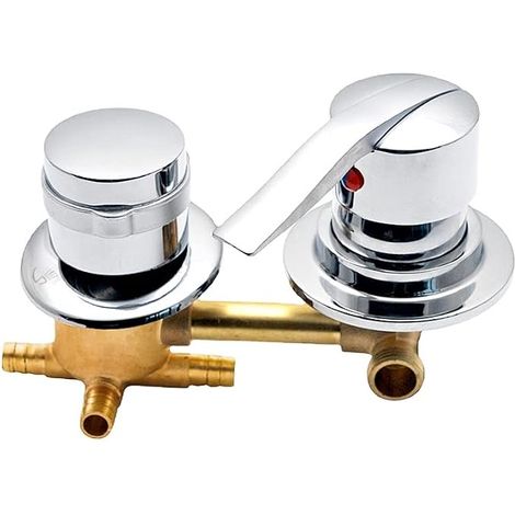 mitigeur douche 2/3/4/5 Voies Sortie D'eau Vis Filetage Laiton (1/5)