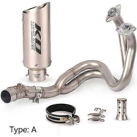 Sistema De Escape Completo Para Kawasaki Z650 Z650rs Ninja 650 650r/f Er6n/6f Versys 650, Tubo Medio De 51mm, Silenciador De Escape Db Killer( A) (1/5)