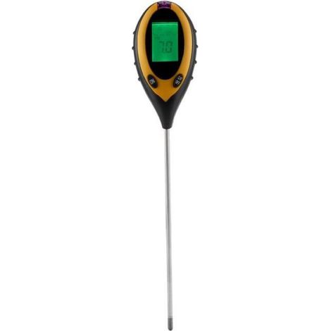 Testeur Sol 4 En 1 - Mesure pH Humidité Lumière Température - Pour Jardin Pelouse Plantes - 1 Pièce (1/4)