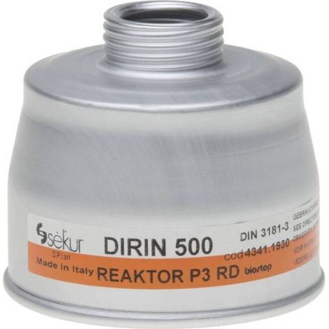 [NEUWERTIG] B-Ware Ekastu Spezialfilter Filtereinsatz Reaktor P3R D BIOSTOP DIN 3181-3 DIN EN 148-1 (1/2)