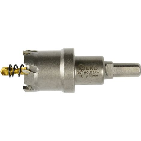 Hartmetall-Lochsäge - 30-mm-Metallbohrer mit Titanbohrer (100) (1/2)