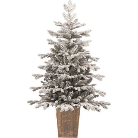 PINETTO INNEVATO FLOCCATO 120CM IN VASO
