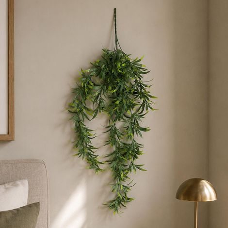 Artificial Hanging UV and Fire Resistant Fronded Thyme Plant 70cm (1/4)