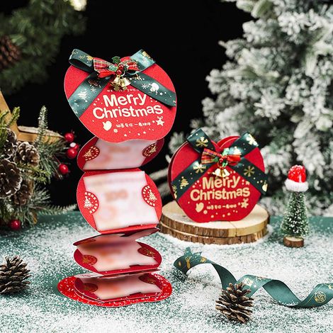 Enveloppe De Noël - En Papier Épais Et Résistant - Pour Jeux De Fêtes Échange De Cadeaux Et Décoration Festive - Lot De 12 (1/5)