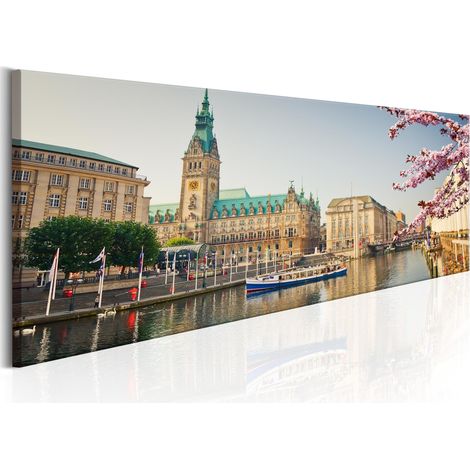 Quadro - Hamburg Town Hall - 150x50 (1/4)