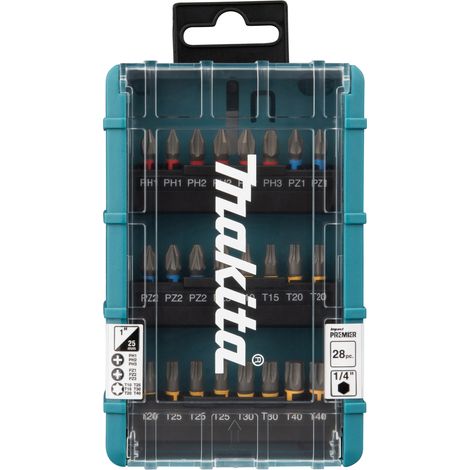 Makita E-25068 Set Inserti e Punte Impact Black 75 Pezzi Professionale
